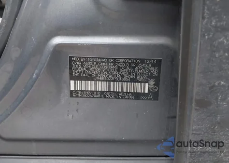 2015 Lexus Is 350 from USA, damaged, VIN JTHBE1D23F5018854